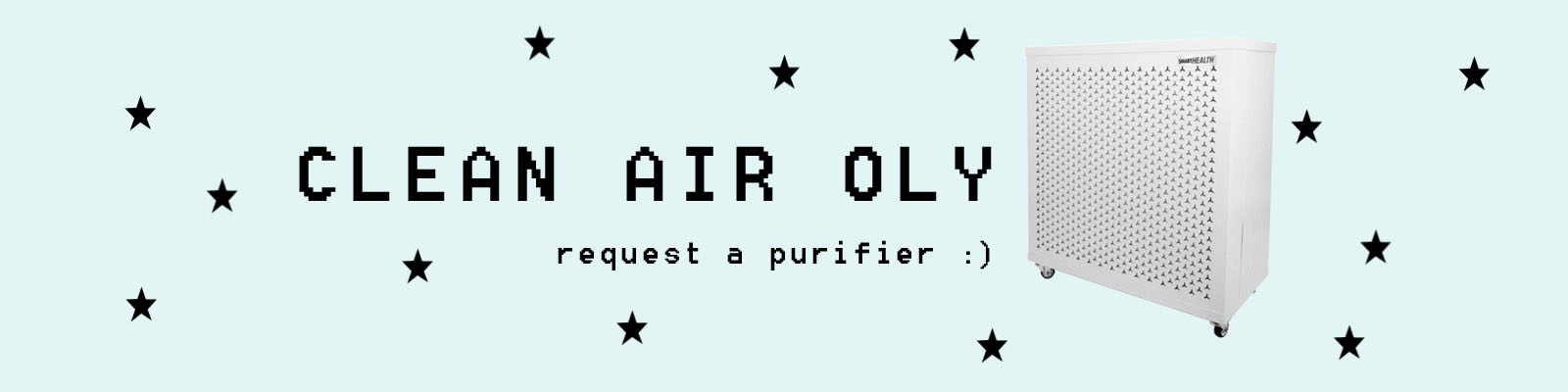 Clean Air Oly: request a purifier!
